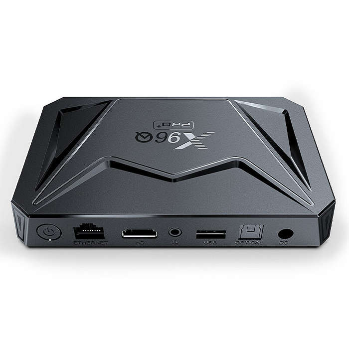 US Plug - X96Q PRO+ 4+64G Android 14.0 TV Box Allwinner H728 Octa-core Support WiFi6 & BT5.X 8K 3D V