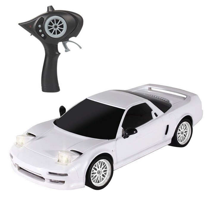 One Battery - LDRC A02W RTR 1/18 2.4G RWD RC Car NSX Racing Drift Flip LED Light On-Road Full Propor