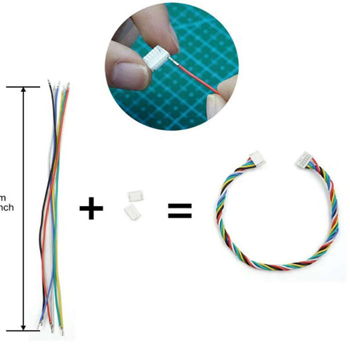 GH1.25 Connectors And Pre Crimped Cables Are Suitable For Pixhawk4 6cm 15cm Wires
