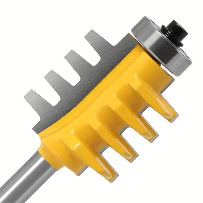 6mm - 1pc 6.35mm 12.7mm 1/2inch 1/4 Inch Shank Rail Reversible Finger Joint Glue Router Bit Cone Ten