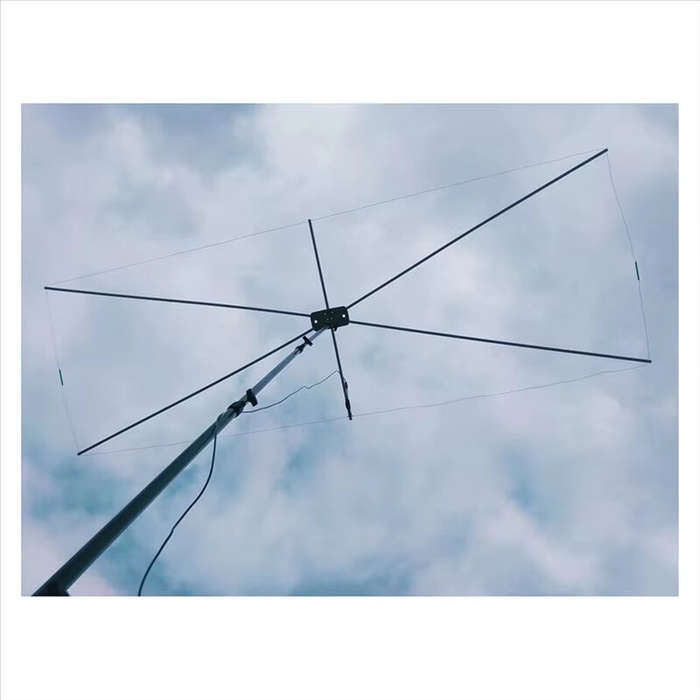 #A - Shortwave MOXON Antenna Kit 5mm Epoxy Base Plate CNC Machined Holes Stainless Steel Fixation Wi