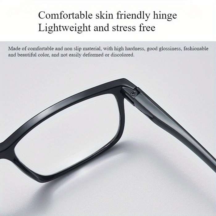 +300 - Crystal Reading Glasses, HD Presbyopic Glasses, Eye Protection Anti Fatigue Unisex Comfortabl