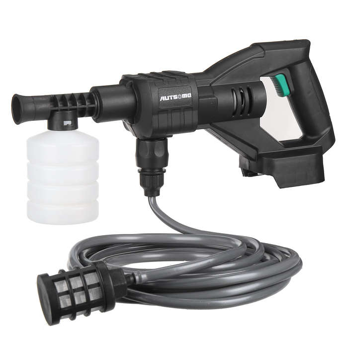US Plug - AUTSOME 6 In 1 Cordless Car High Pressure Car Washer Washing Cleaner Machine Water Spayer