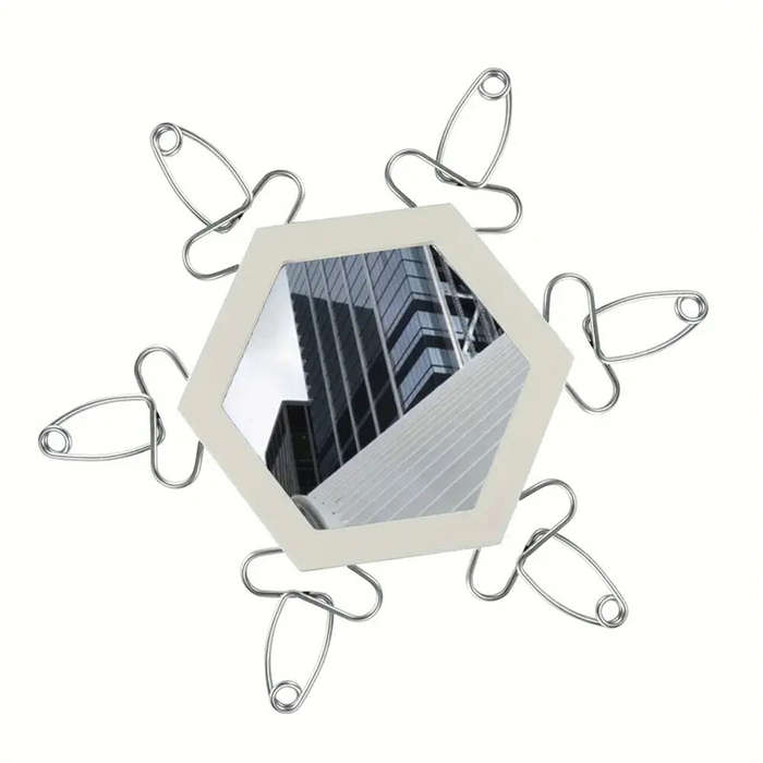 1 set - Stainless Steel Spring Clamps Kit Adjustable Plier 0-2 Inch Clamping Range for Woodworking D