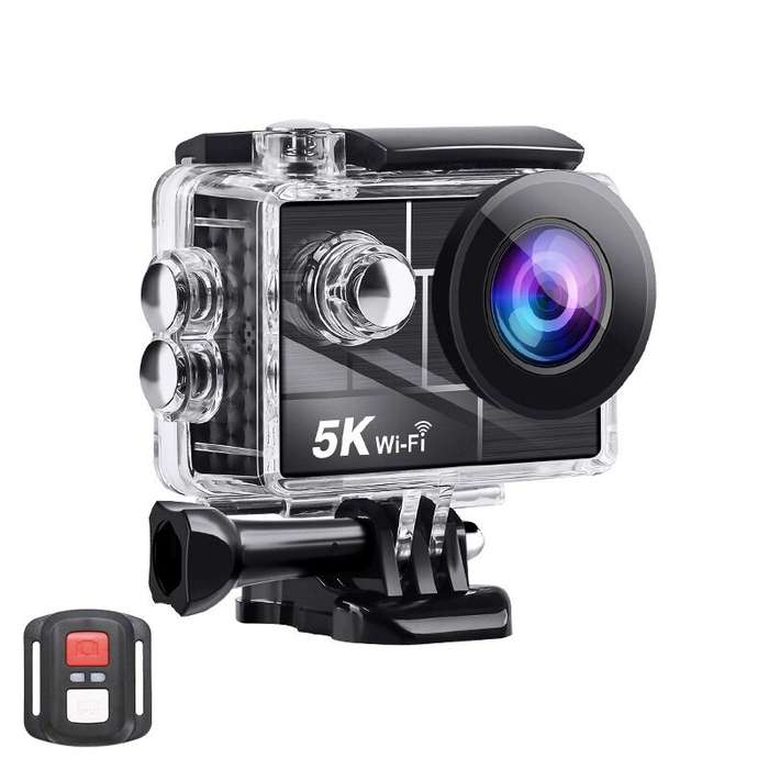 #1 - AUSEK 5K Action Camera Sports Camera Waterproof HD Single Screen WIFI Outdoor Cycling Anti-Shak