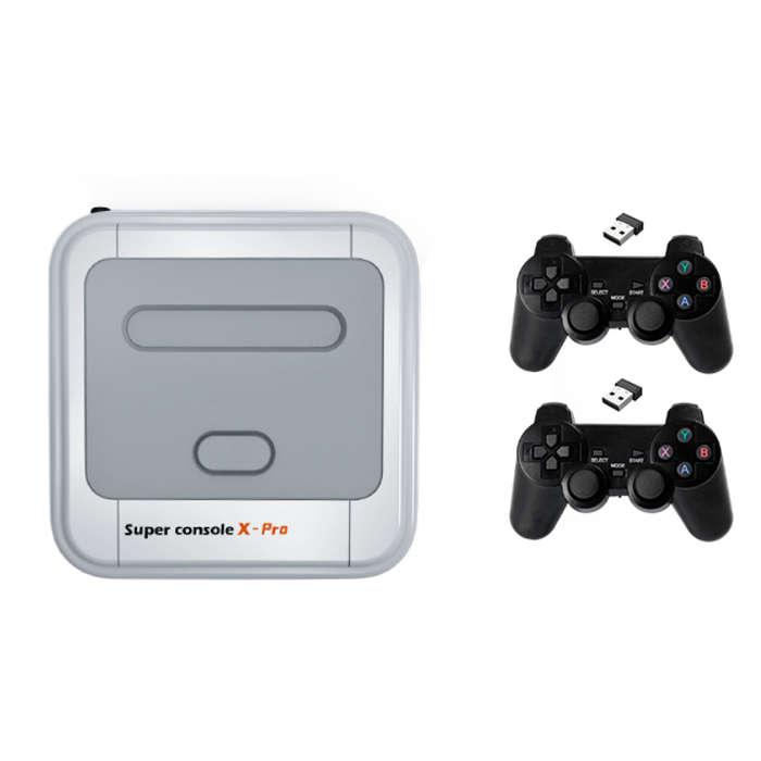 Super Console X Pro Amlogic S905X Wireless TV Game Console 64GB 128GB 50000+ Games Player TV Box 4K