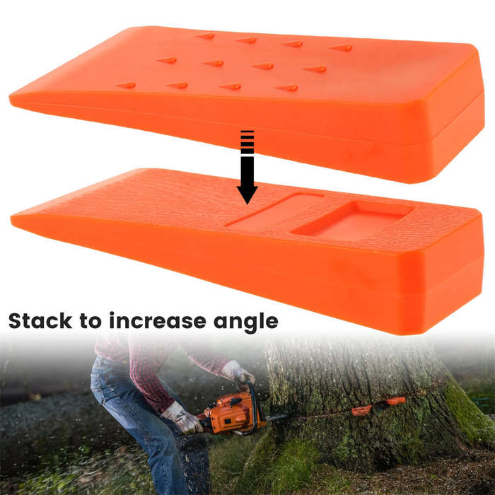 3pcs - 3Pcs Felling Wedges Plastic Chainsaw Wedges Wear Resistant Tree Cutting Wedges Logging Suppli