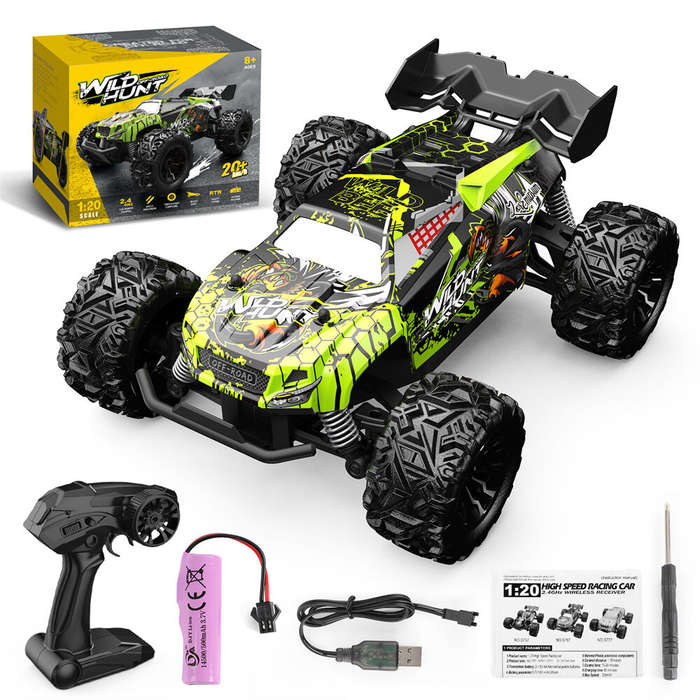 Green - Deer Man S7 1/20 2.4G Mini RTR RC Car Off Road Vehicle Models Toy