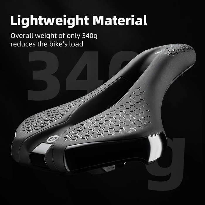ROCKBROS Soft Bicycle Saddle Bike Soft Comfortable Competition Riding Hollow Seat Cushion for Cyclin