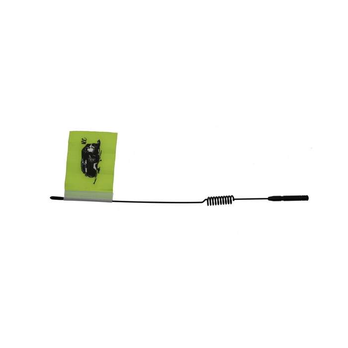 01 - RC Car Metal Decoration Green RC Signal Flag for TRX4 SCX10 90046 Vehicle Models Parts
