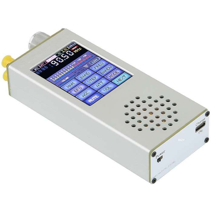 ATS-Decoder Pocket Handheld Full Band Radio Receiver Aluminum Alloy 2.4 Inch Touch Screen 4000mAh Ba