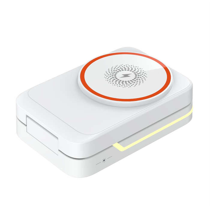 Black - Z-33 15W 3-in-1 Wireless Charger Fast Wireless Charging Station for Smart Phones for iPhone
