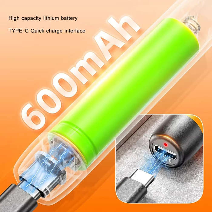 Grey - Rechargeable Cordless Electric Screwdriver Set CRV Precision Tool Kit 600mAh Li Battery Wirel