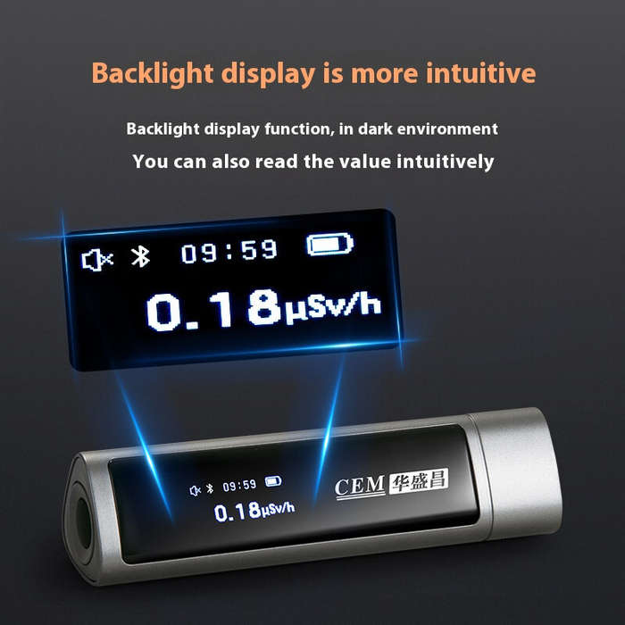 1 PC - RM-180 Nuclear Radiation Detector Portable Geiger Counter X// Ray Radioactivity Tester Blueto