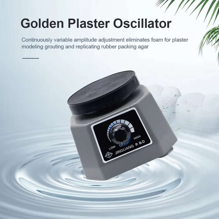 220V EU Plug - Dental Vibrating Plate Vibrating Table High Power Dental Vibrator 4" Small Size Round