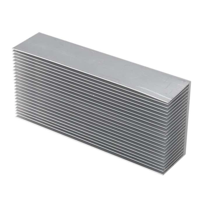 Dense Teeth Heat Sink 69*37*150mm Aluminum Heat Sink LED Heat Sink Aluminum Block Compact Teeth 24 F
