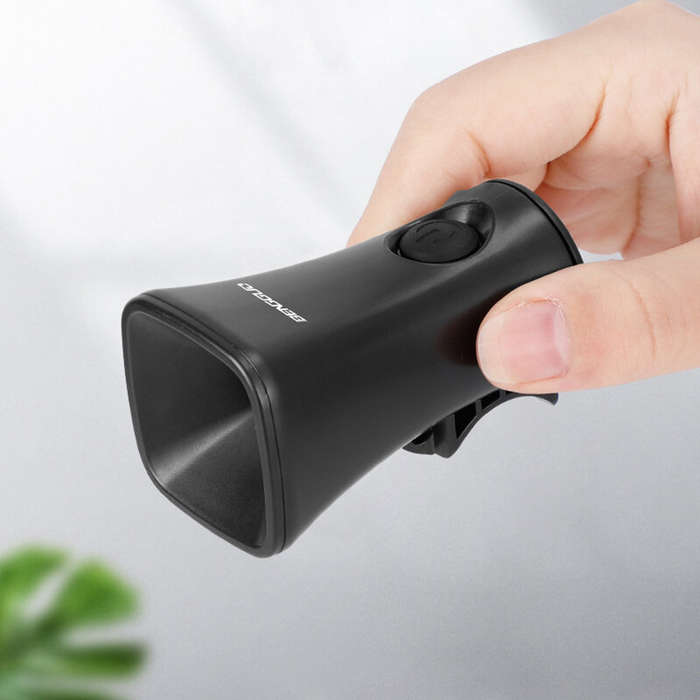 Blue - 120dB Loud Electric Bicycle Horn IPX4 Water-resistant with Battery Bike Bells