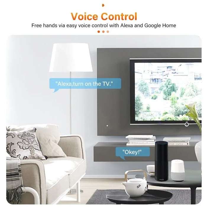 S06 Pro Tuya Smart IR Remote Control Built-in Temperature and Humidity Sensor for Air Conditioner TV