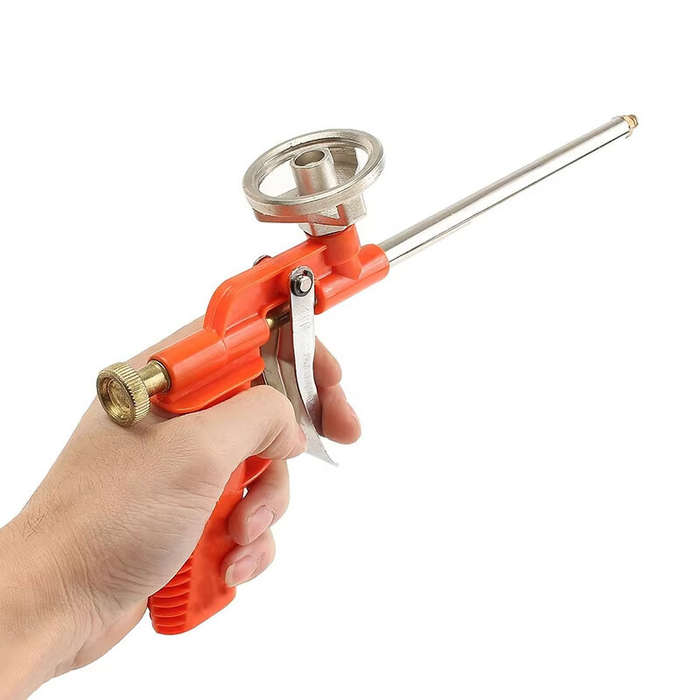 Orange - Expanding Foam Gun Metal Polyurethane Spray Tool 70MPa 10L/min High Pressure Insulating Cau