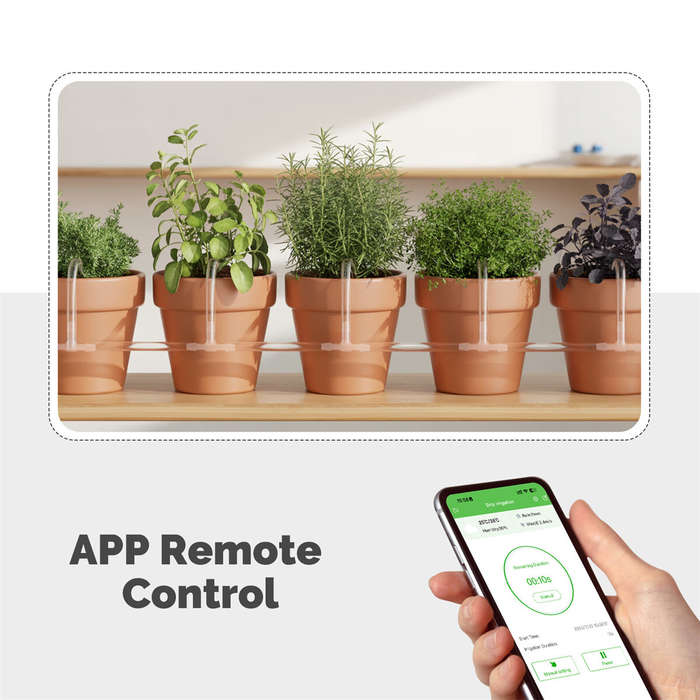 1-Outlet - MOES Tuya WiFi Watering Device Irrigation Automation Drip Pump Timer Smart Cycle Soak Wor