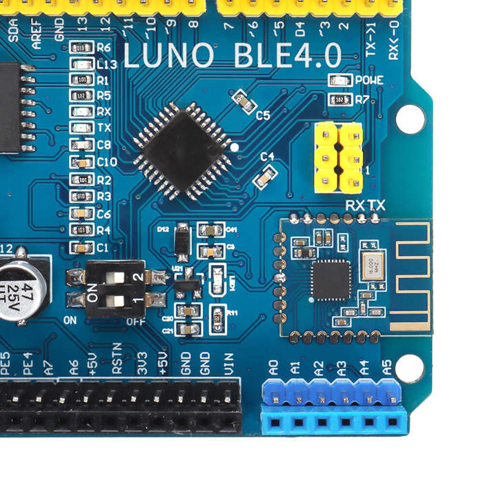 Blue - UNOR3 Improved Version Development Board LGT8F328P Module CH340 Serial Port Bluetooth Motherb