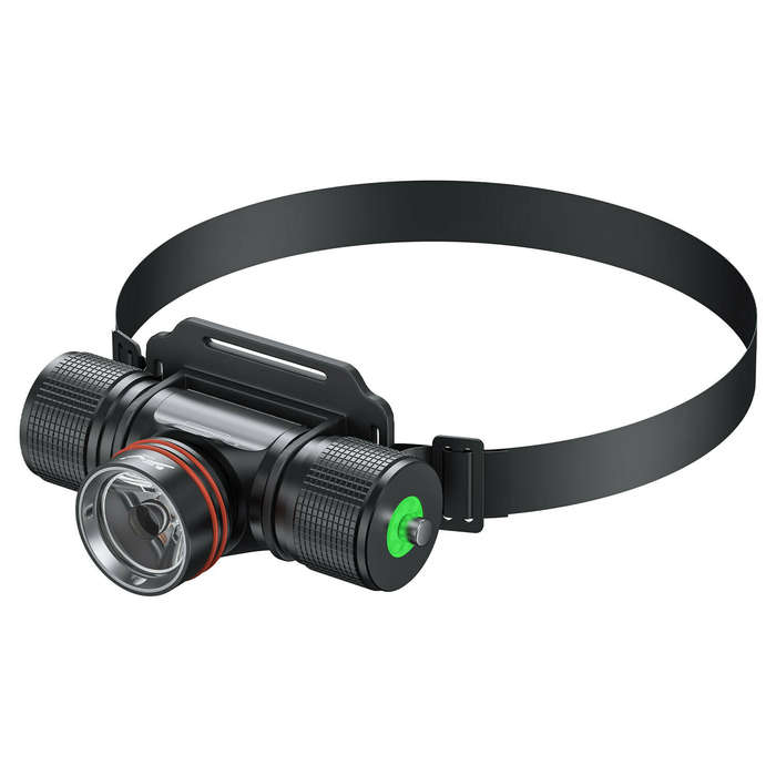 Black - 1500LM 40M Underwater Bright Diving Headlamp with 18650 Battery IPX8 Waterproof LED High Pow