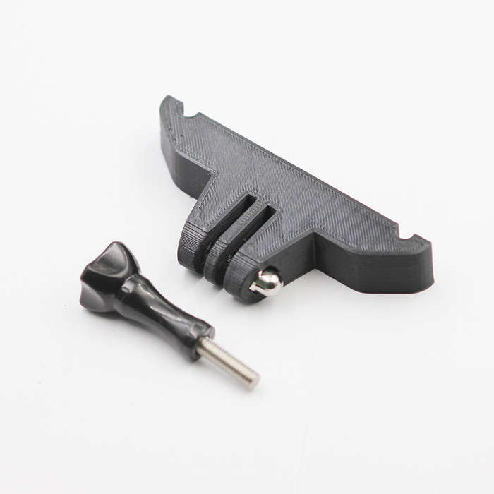 Black - QY3D RC Car Camera Mount For Gopro 1/14 MJX 14301 RC Car Parts