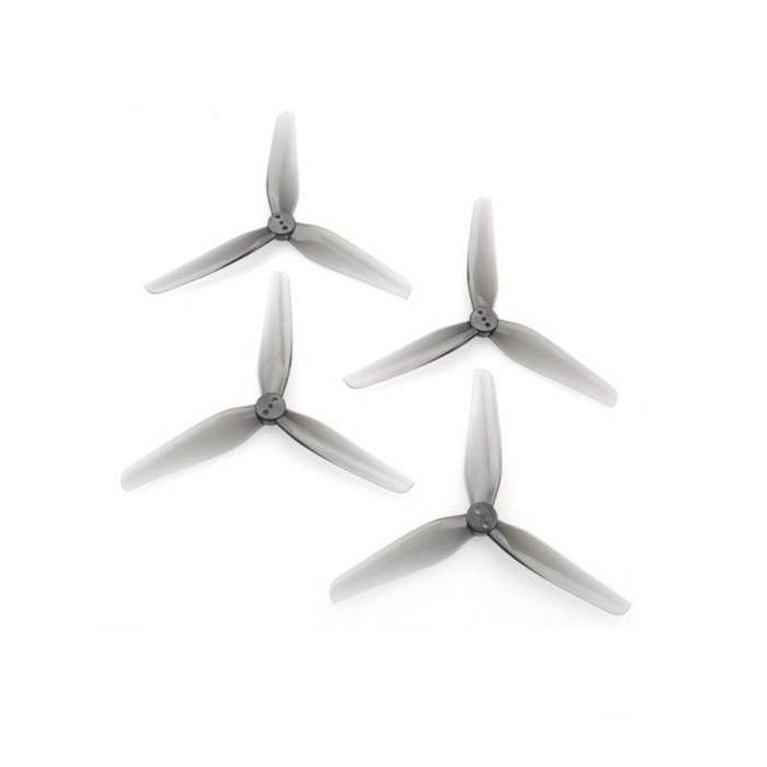 2 Pairs HQprop Durable Prop T4X2X3 4020 4 Inch 3-Blade Propeller Grey (2CW+2CCW) Poly Carbonate for