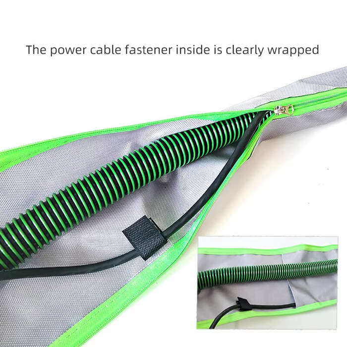 Grey & Green - 3.5m Dust Extractor Hose Sleeve Fits For Mirka Festool Vacuum Hose Cover Grey and Gre