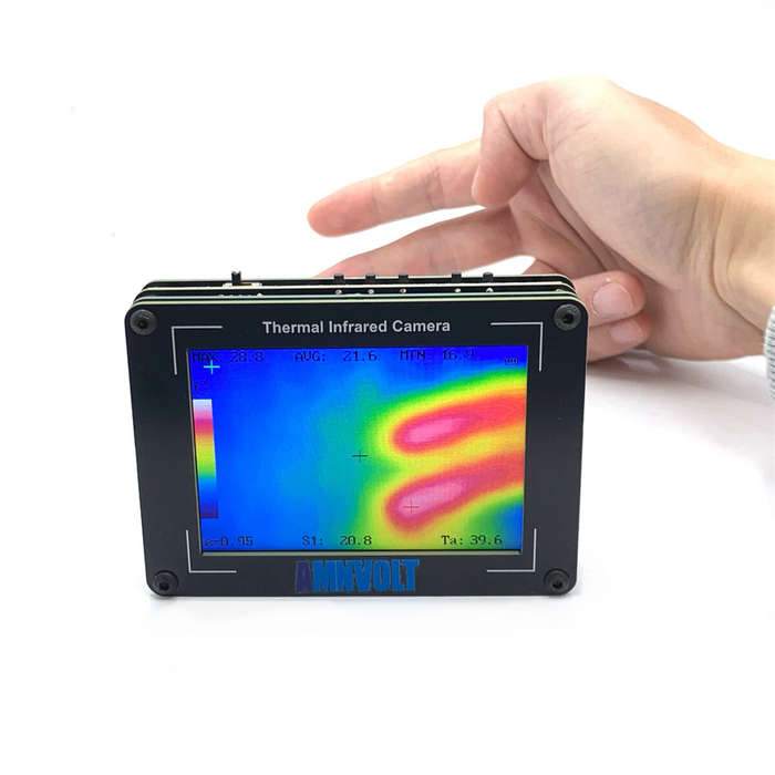 Black - OVMLX Thermal Imager with Advanced MLX90640 Sensor OV2640 Visible Light Camera Fusion Mode 3