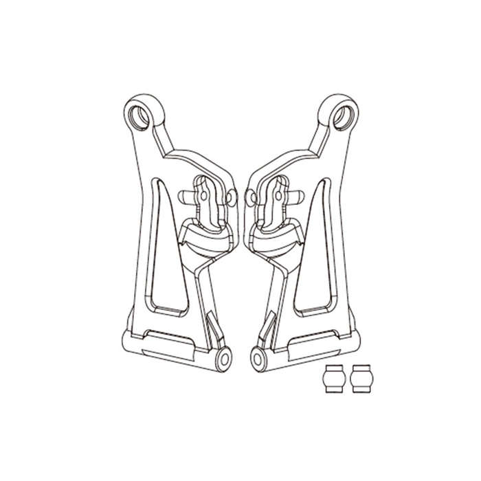 14240B Rear Upper Arm - MJX 14210 RC Car Front Swing Arm Steering Seat Rear Swing Arm Rear Mount Spa