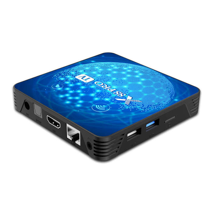 US Plug - X88 Pro 2+16G Smart TV Box Android 11 RK3318 2.4G/5.8G Dual Band WiFi BT5.0 3D Youtube 4K