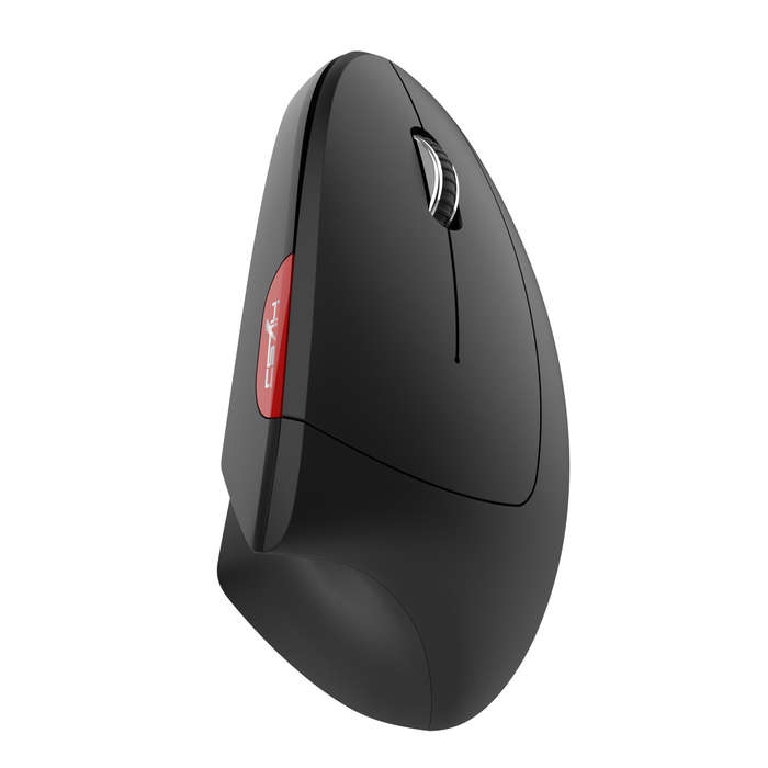 Grey - T22 bluetooth 5.1 Wireless Vertical Mouse Dual Mode Ergonomics 2.4G Wireless RGB Lighting Sil