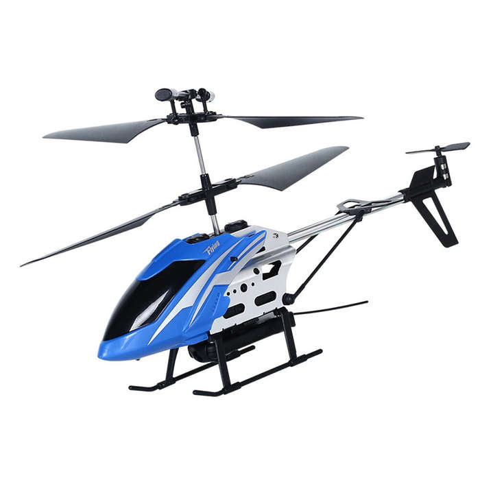 Blue - SY012 2.4G 4CH Alloy Remote Control Helicopter RTF