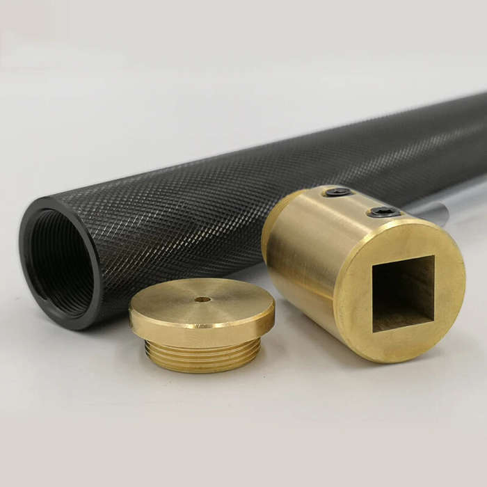 Round Handle - GANWEI Wood Lathe Truning Tools Grip Handle for Square 12mm Round Turning Tool bar
