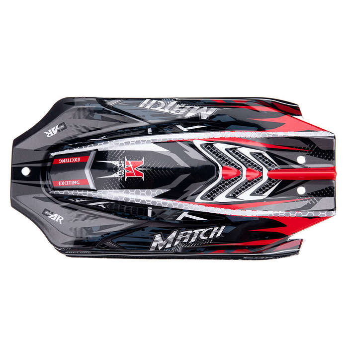 Orange - Wltoys 124010 1/12 RC Car Parts Body Shell Tail Wing Painted Vehicles Models Spare Accessor