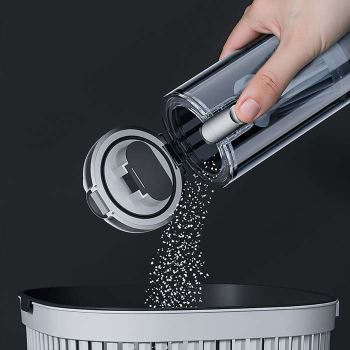 Black - SUITU 100W Brushless Wireless Car Vacuum Cleaner Powerful Suction Wet & Dry Handheld Cleanin