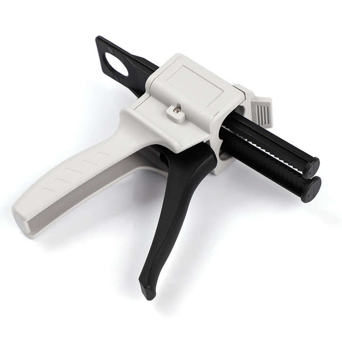 2:1 - Universal 50ml AB Glue Gun 1:1/2:1 Ratio Plastic Durable Epoxy Dispenser Grey and Black for Pr