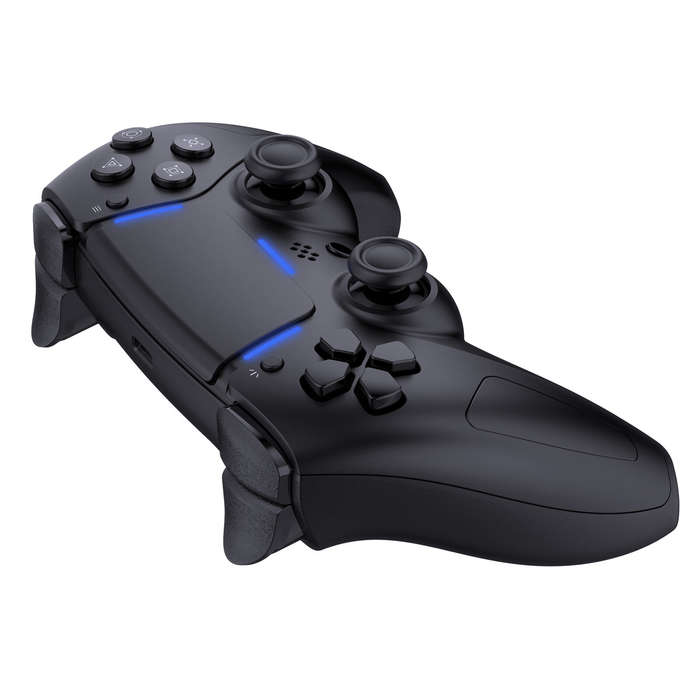 Black - JYS JYS-P5148Pro PS5 Wireless bluetooth Controller Dual Mode 6-Axis Motion Dual Vibration Ga
