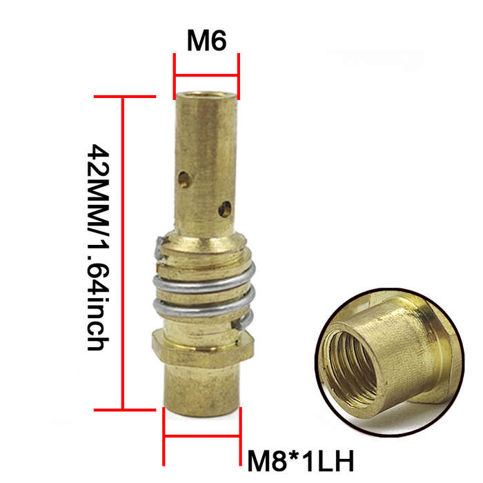 0.8mm - 19Pcs 15AK For Binzel Torch Ceramic Nozzles Contact Tips Holders Mig Welder Consumable Acces