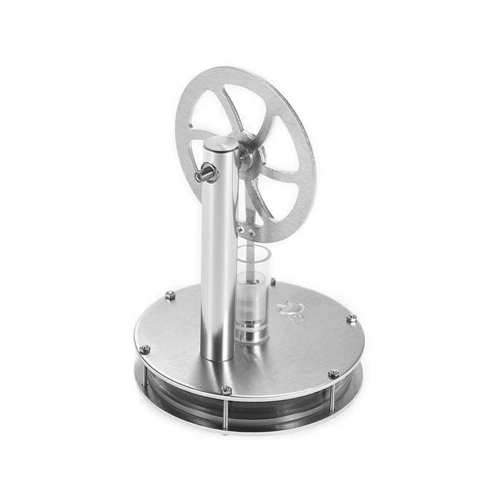 Blue - STARPOWER QX-DWCL-01 Low Temperature Hot Air Stirling Engine Kit Steam Heat Education Model P