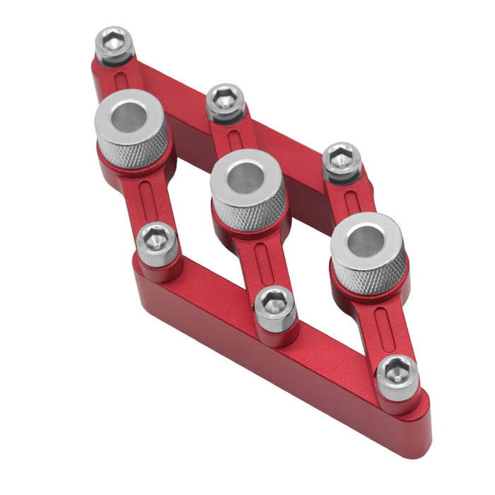 Self Centering Dowelling Jig Woodworking Joinery Hole Drill Guide Wood Dowel Hole Positioner Locator
