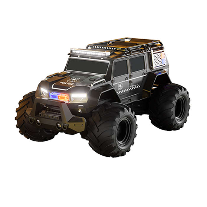 TCS33 Amphibious Police Off-Road Vehicle - TCS33 1/14 2.4G 4WD 4CH Waterproof RC Car Amphibious Poli