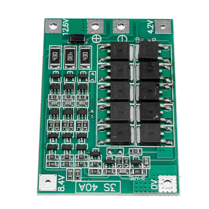 BMS 3S 40A 18650 Lithium Battery Charger Protection Board 11.1V 12.6V PCB for Drill Motor with Balan