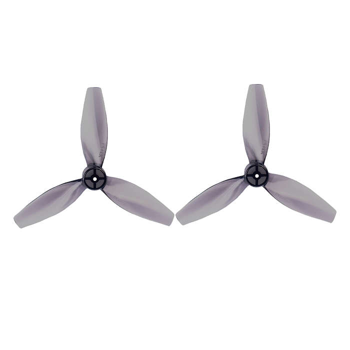 Clear grey - 4 Pairs GEMFAN 2412 2.4 Inch 3-blade PC Propeller for RC FPV Racing Drone