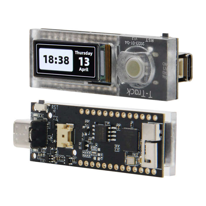 LILYGO T-Track ESP32-S3 AMOLED Trackball Development Board ESP32-S3R8 WiFi bluetooth 1.1inch Display