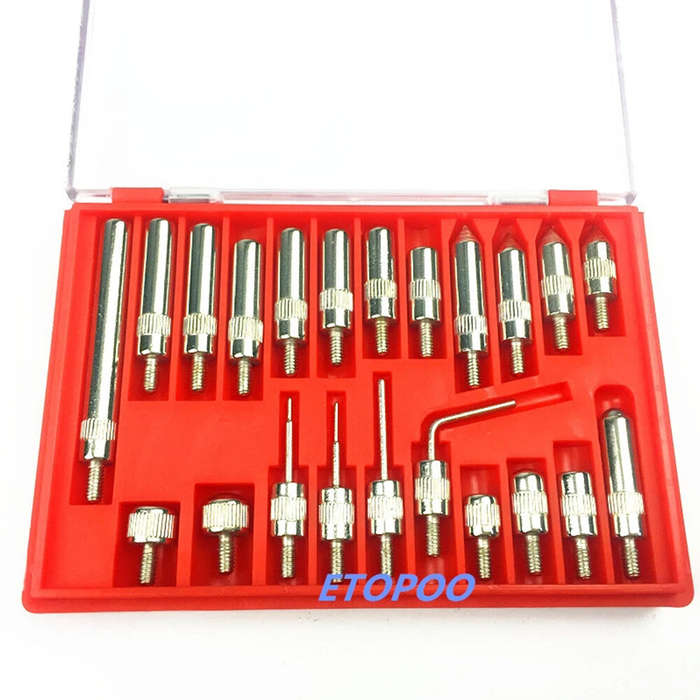Metric - ETOPOO 22PCS M2.5 Thread Tip For Dial & Test Indicators Steel Dial Indicator Point Set