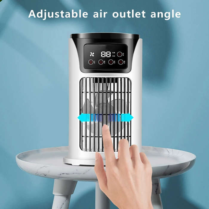 White - Super Cool Water Air Conditioner Fan Air Cooler Fan Water Cooling Fan Air Conditioning Room