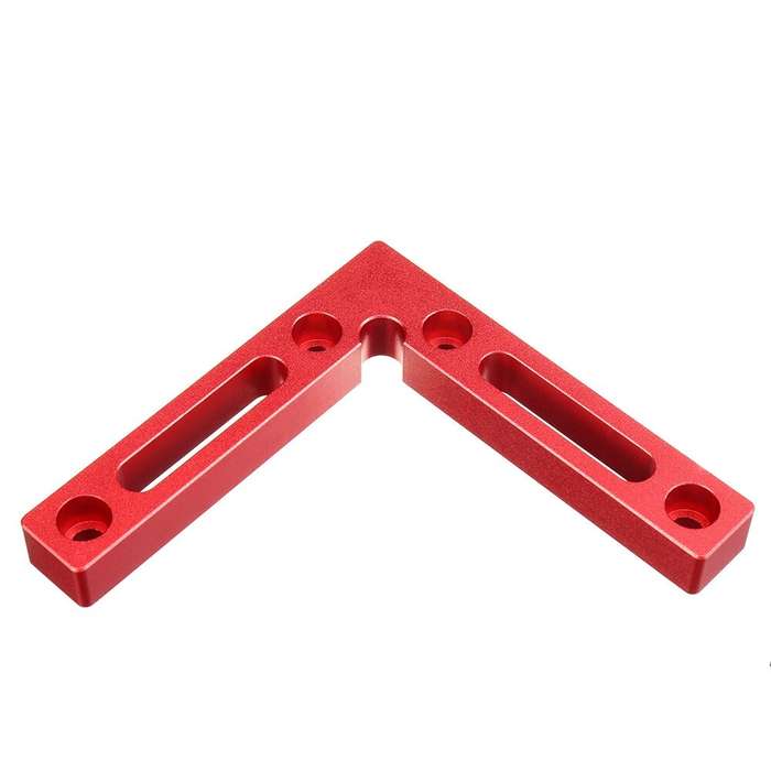 Drillpro Upgrade Aluminium Alloy 90 Degree 120x120mm Precision Clamping Square Woodworking L-Shaped