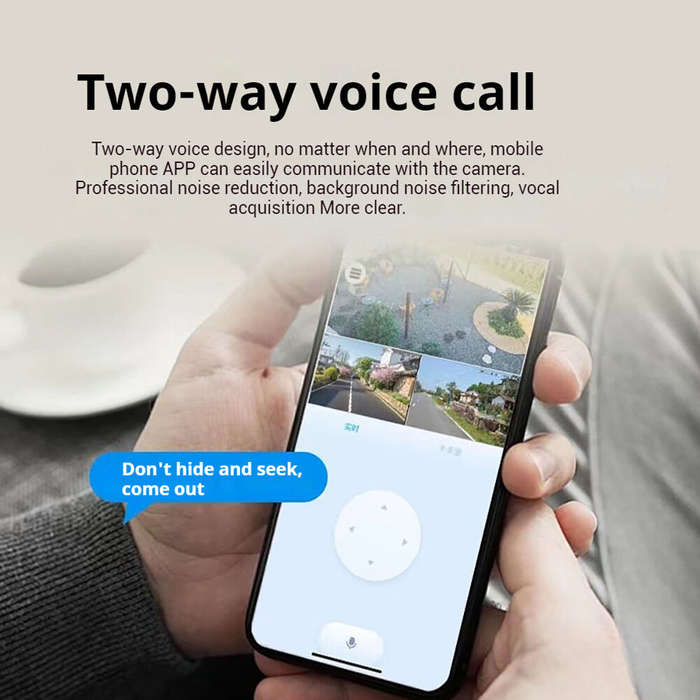 3MP Triple-Lens WIFI IP Camera P66 Waterproof Two-Way Audio Full-Color Night Vision Motion Alert Mob